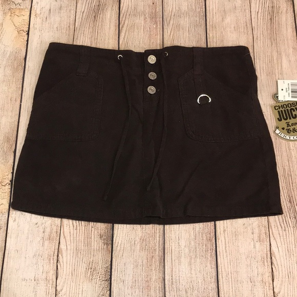Juicy Couture Dresses & Skirts - 🆕 NWT Juicy Couture Brown Corduroy Mini Skirt 2